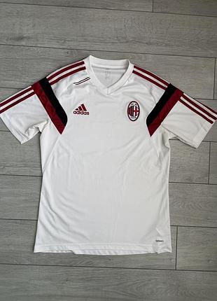 Футбольна футболка джерсі майка мілан адідас ac milan adidas adizero football shirt soccer jersey size m розмір оригінал