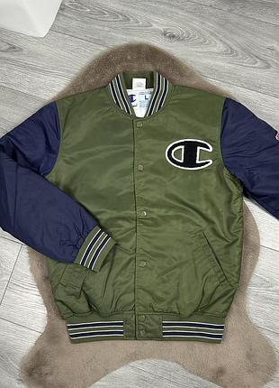 Оригінальний унісекс бомбер champion evisu varsity