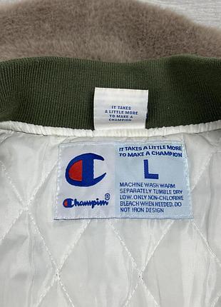 Оригінальний унісекс бомбер champion evisu varsity 7