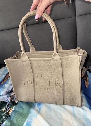 Сумка жіноча marc jacobs the tote bag бежева