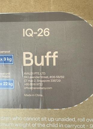 Коляска anex iq 2 в 1 buff 5