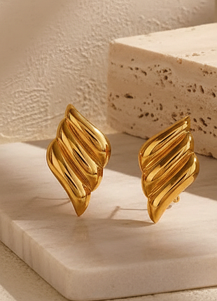 Сережки нержавіюча сталь stainless steel геометричні