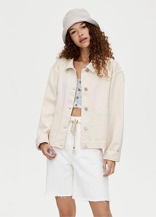 Бавовняна куртка pull & bear m