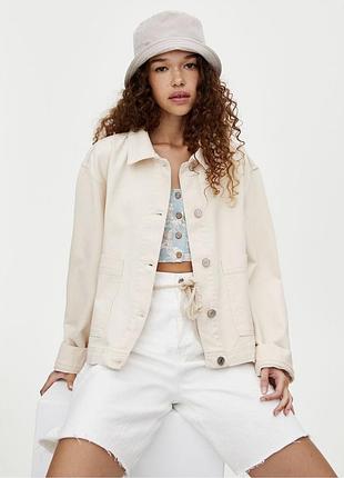 Бавовняна куртка pull & bear m 2