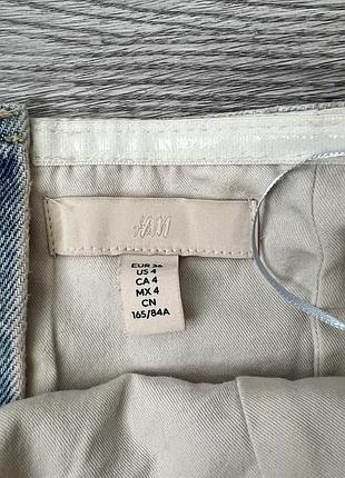 Джинсовий корсет кроп топ h&m 2