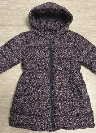 Куртка для дівчинки, mango, розмір 116 см 2