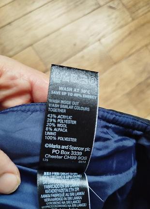 Шерстяная юбка m&amp;s 8