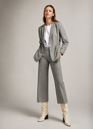 Вовняний жакет / піджак massimo dutti розмір 34 (xs)
