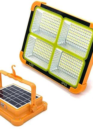 Портативна сонячна батарея універсальна для заряду power bank solar led light d8 12000 mah