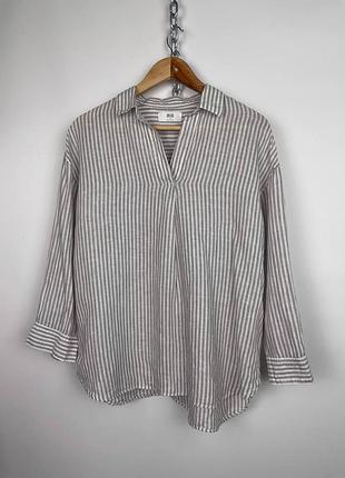 Uniqlo linen жіноча лляна , льняна сорочка , блуза