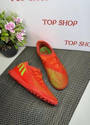 Оригинальные кроссовки сороконожки для футбола adidas