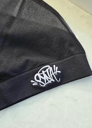 Шапка syna world og syna skull beanie black.