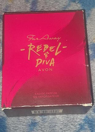 Парфумована вода avon far away rebel & diva