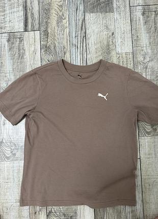 Футболка жіноча puma коричнева оригінальна