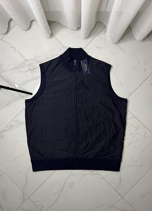 Новий чоловічий жилет polo ralph lauren 2xlt синій оригінал