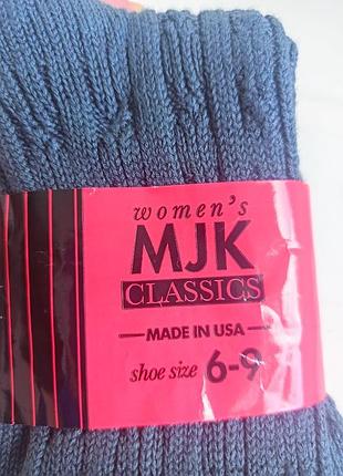 Сша вискозные носки от американского бренда mjk classics 38-39 р-р
