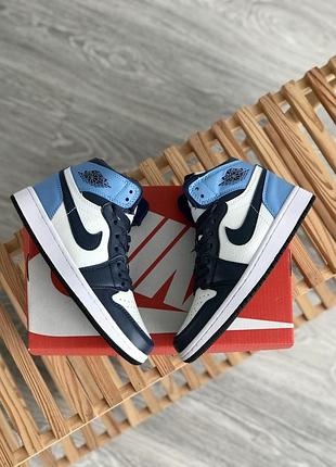 Кроссовки женские найк nike jordan retro 1