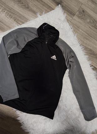 Крутая спортивная кофта adidas на рост 134-140 см