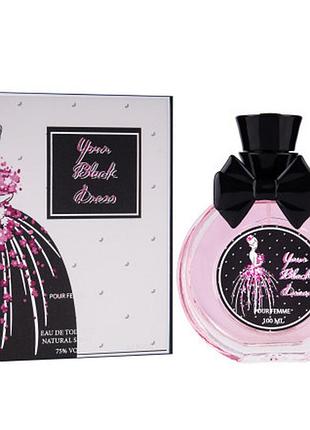 Женская туалетная вода lotus valley your black dress 100 мл