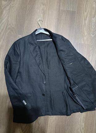 Пиджак massimo dutti 100% лён 2