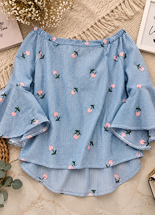Блуза с вышивкой 🌸
