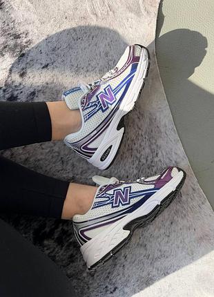 Balance 740 white purple blue 5