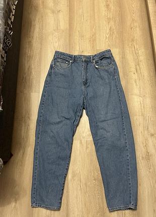 Джинси чоловічі denim прямі сині розмір m