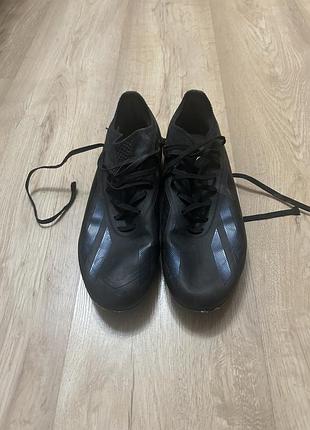 Бутси чоловічі adidas crazyfast чорні, розмір 41