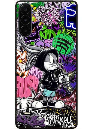 Силіконовий чохол бампер для samsung a18 з малюнком малий вухань bugs bunny