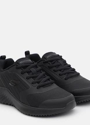 Кросівки для хлопчика skechers bounder-verkona чорні, розмір 33.5, довжина устілки 21 см