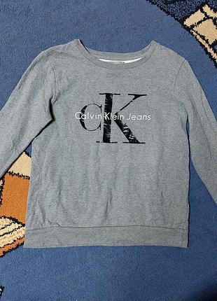 Теплый свитшот calvin klein jeans р xs