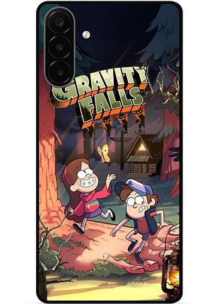 Силиконовый бампер чехол для samsung a18 с рисунком gravity falls гравити фолз