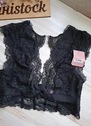 Топ жіночий hunkemoller catrin bralette чорний m