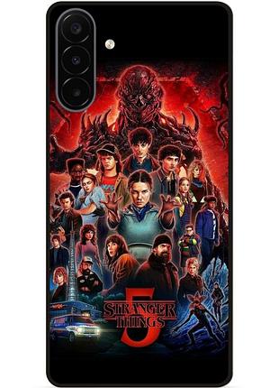 Силіконовий бампер чохол для samsung a18 з малюнком дивні дива дивні справи