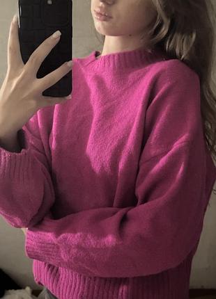 Жіночий светр zara рожевий розмір s