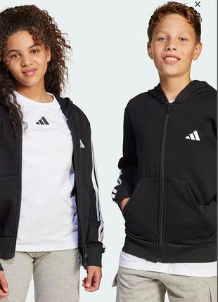 Теплая  подростковая олимпийка толстовка adidas р 13-14 лет ( 160-164см) unisex