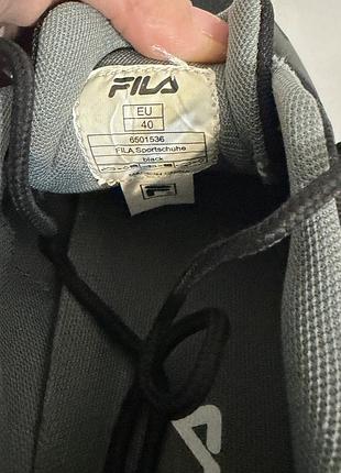 Кросівки fila чорні 8