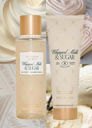 Парфумований лосьйон та спрей для тіла victoria’s secret✨  💞whipped milk&sugar