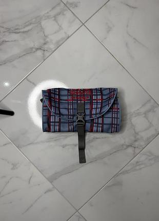 Оригінальна дорожня косметичка несесер jack wolfskin в клітинку