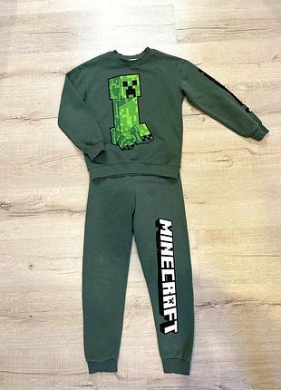 Спортивний костюм для хлопчика h&m minecraft на флісі