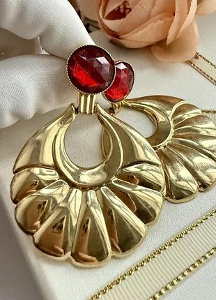 Великі сережки вінтаж 10