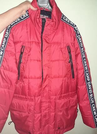 Куртка чоловіча зимова camp david червона 2xl, 3xl