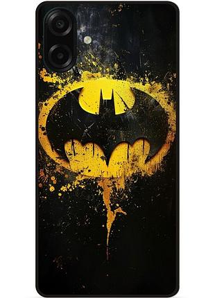 Чехол силиконовый бампер для samsung a08 с рисунком бэтмен dc batman