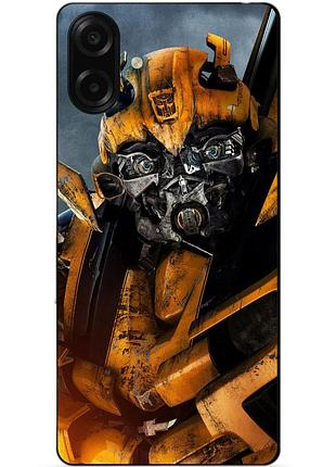 Силіконовий чохол бампер для samsung a07s з малюнком бамблбі bumblebee трансформери
