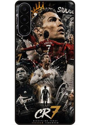 Силіконовий чохол бампер для samsung a18 з малюнком легенда ronaldo роналдо