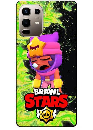 Силіконовий бампер чохол для infinix note 50 pro plus 5g (x6856) з героєм бравл сенді brawl