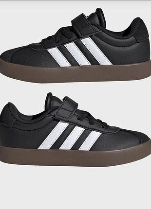 Класні шкіряні кросівки adidas vl court 32 р. устілка 20,5 см.
