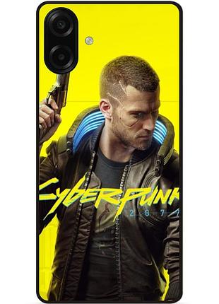 Чохол силіконовий для samsung a08 з малюнком cyberpunk