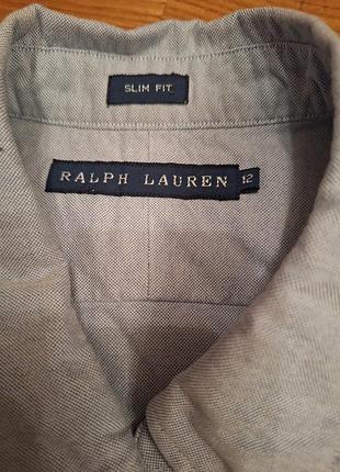 Рубашка женская с длинным рукавом и воротником спазм-down от бренда polo ralph lauren 4