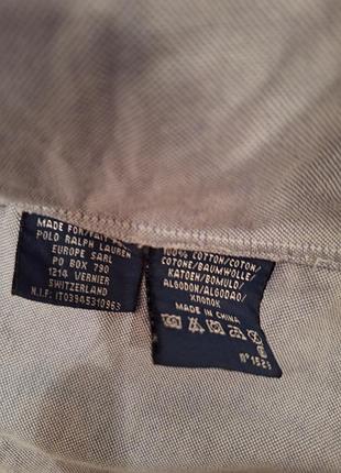 Рубашка женская с длинным рукавом и воротником спазм-down от бренда polo ralph lauren 5